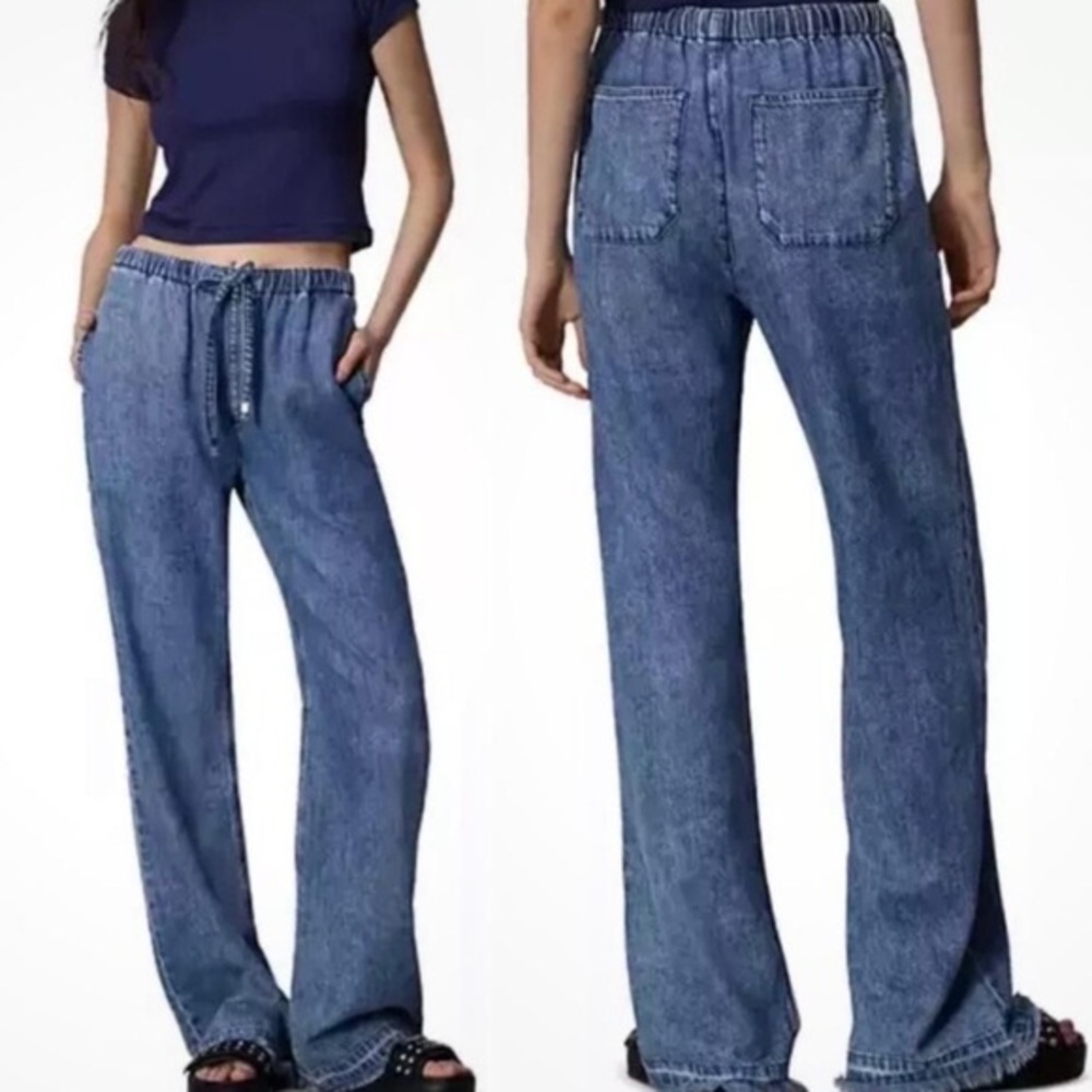 rag & bone Blue Flare & Wide Leg Jeans